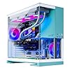 Skytech Gaming Aqua PC de sobremesa, Ryzen 7 9800X3D 4.7 GHz (5.2 GHz Turbo), NVIDIA RTX 5070 Ti 16GB, 2TB Gen4 NVMe SSD, 32GB DDR5 RAM 6000 RGB, 850W Gold ATX 3 PSU, 14.173 in ARGB AIO, Wi-Fi, Win 11