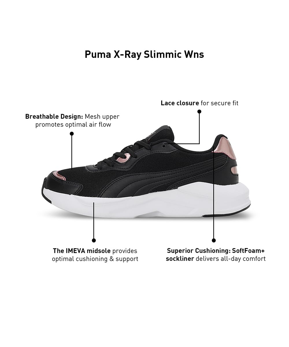 Puma Women's X-Ray Slimmic Sneaker 6 51Ha7ECud2L. SL1200