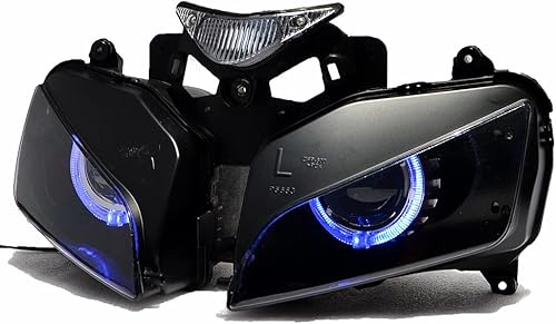 Miniatura 4 de LED azul halo ángel ojo faro montaje para Honda CBR1000RR 1000RR 2004 2005 2006 2007