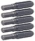 KS Tools CLASSIC Bit Innensechskant, 25mm, 3mm, 5er Pack, 911.2256, Silber, 5 Stück