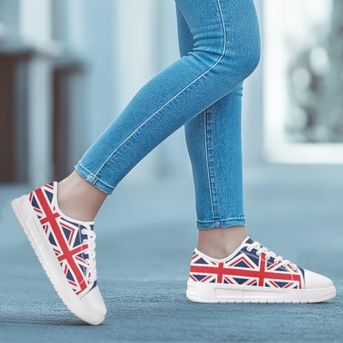 Summer Womens Casual Sneakers Trendy & Comfy Women Canvas Shoes with Flag Pattern4