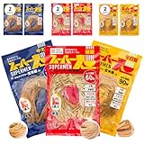 スーパー麺 細麺・中太麺・平打麺各2食