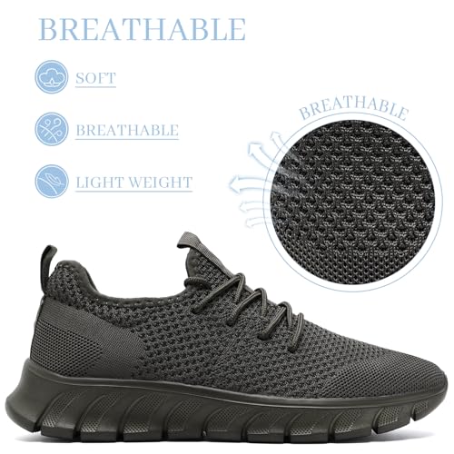 Image of Running Shoes for Men Womens Walking Tennis Gym Sneakers Slip On Comfortable Lightweight Athletic Workout Fashion Sports Shoes