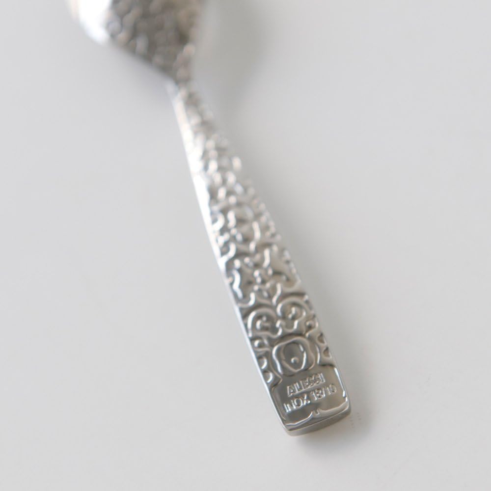 Alessi MW03/9 "Dressed" Mocha Coffee Spoon, Silver