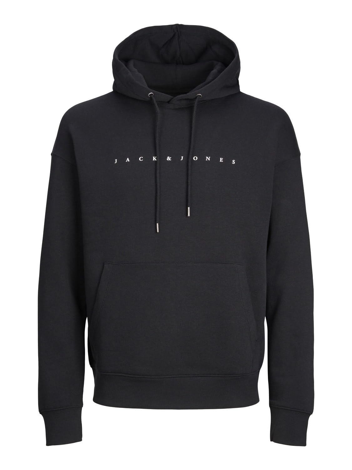 Jack & Jones Herren Jjestar Jj Sweat Hood Noos Pls Kapuzenpullover, Schwarz, 5XL Große Größen EU