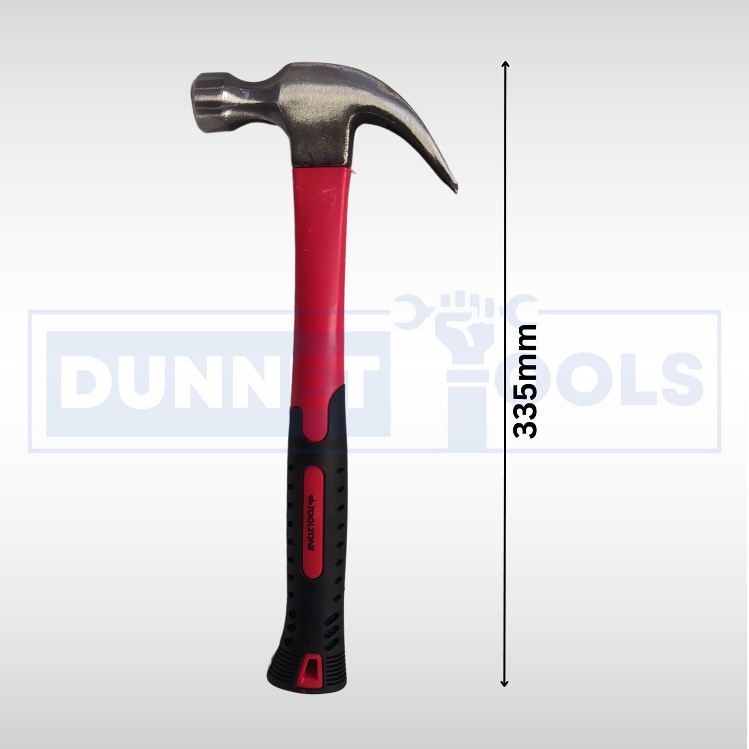 Marteau arrache-panne fendue de 567 g avec manche en fibre de verre – Marteau de camping durable en acier au carbone léger avec tige d'utilisation pour clous, épingle, panneau, clou et