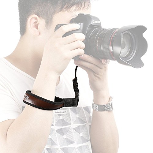 Movo Photo Ns-6 Neoprene Camera Wrist Strap With Quick-Action Release Clip (Attaches Securely Via Tripod Mount) - For Canon Eos, Nikon, Sony, Olympus, Pentax And Panasonic Dslr And Mirrorless Cameras #TOP28