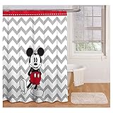 Disney Chevron Mickey Mouse Shower Curtain