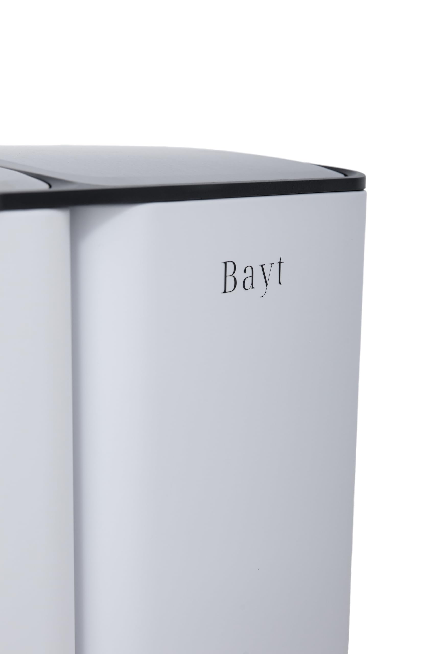 Bayt Poubelle Cuisine 60 Litres - Poubelle Tri Selectif Cuisine Pédale 60L | De Tri Déchets et Recyclage 3 Compartiments | Bac De Tri Inox Anti Odeur | Poubelles a Pedale 3 Bac Chambre - Blanc