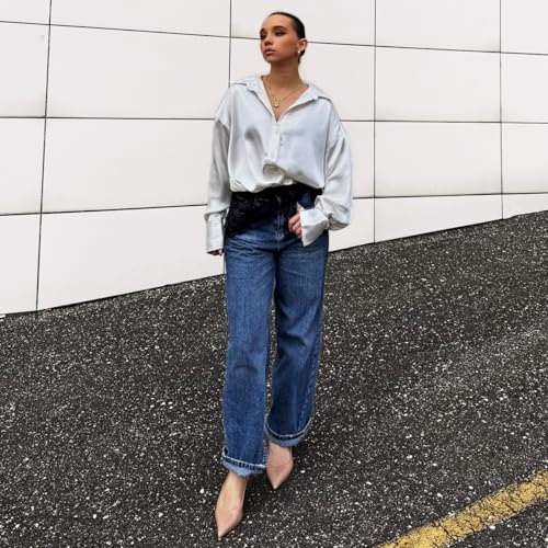Image of JENN ARDOR Slingback Heels for Women Low Heels Dress Shoes Kitten Pumps Dressy Heeled Sandals Wide Width Fashion Casual Shoes