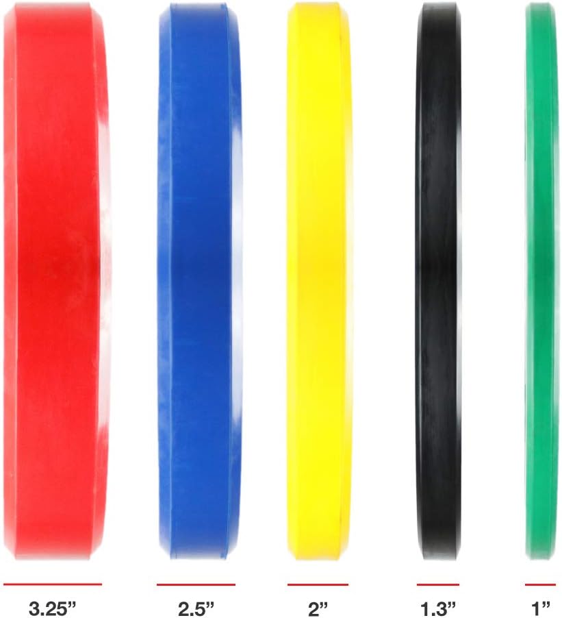 X Training Equipment Premium Color Bumper Plate Solid Rubber with Steel Insert - Great for Crosstraining Workouts