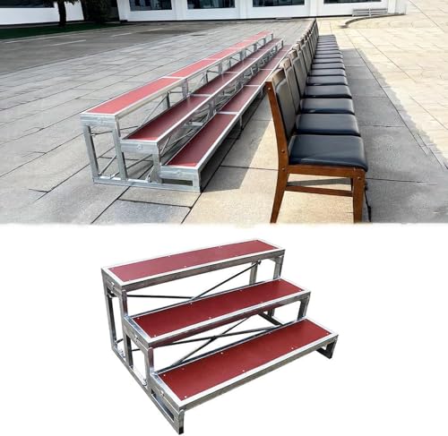 ININOSNP Suelos escénicos modulares Plataforma elevadora móvil portátil Adecuada for perfiles de escaleras comerciales en escuelas y Empresas(3 Layers)
