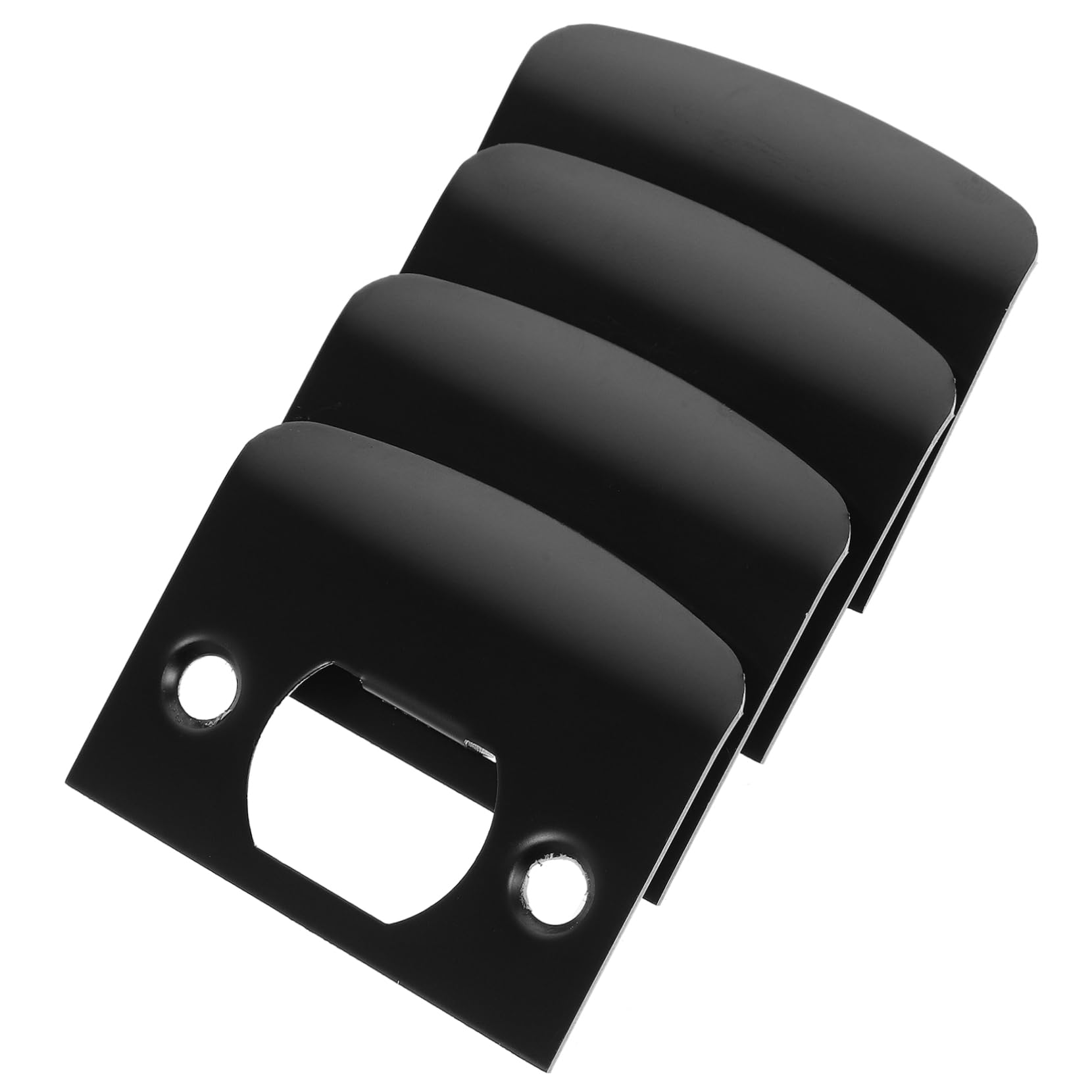 VILLCASE Lot De 5 Plaques De Verrouillage De Porte Pêne Dormant Renfort De Gâche pour Portes Extérieures Facile À Installer 4 Pièces X 5