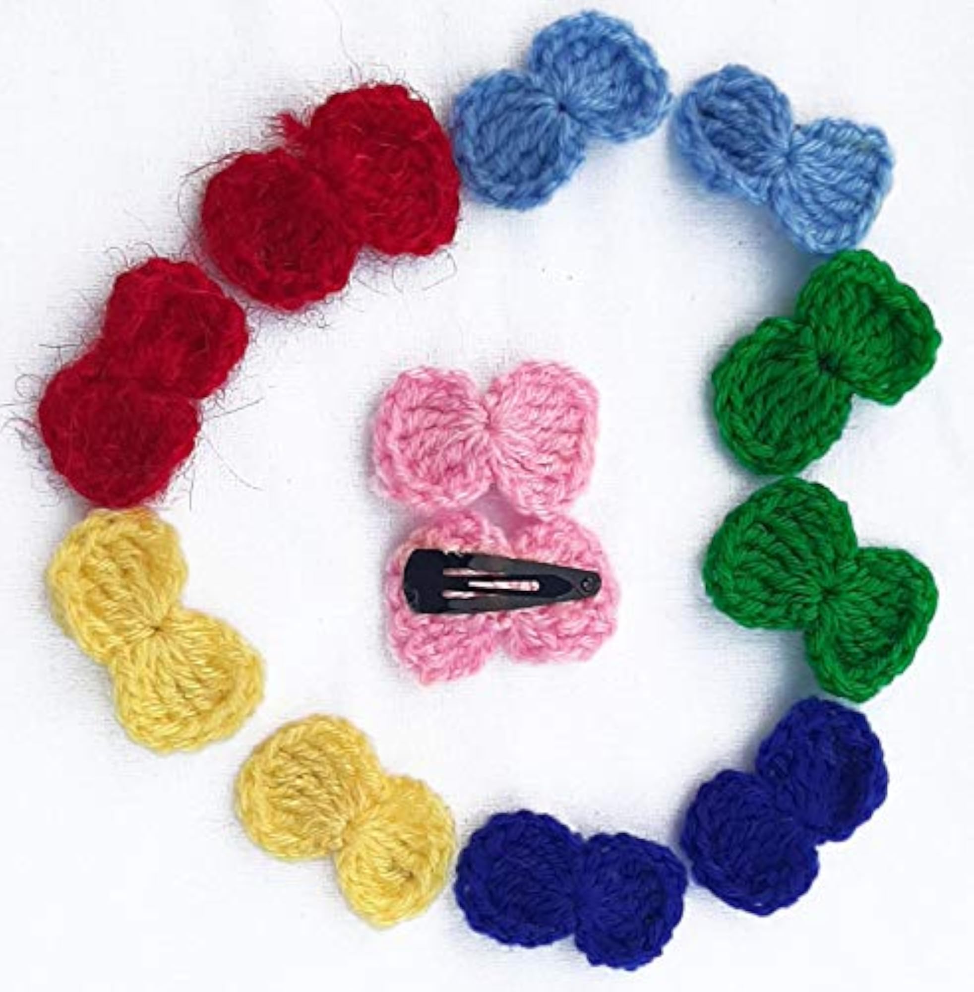 Multicolor Crochet Hair Pin