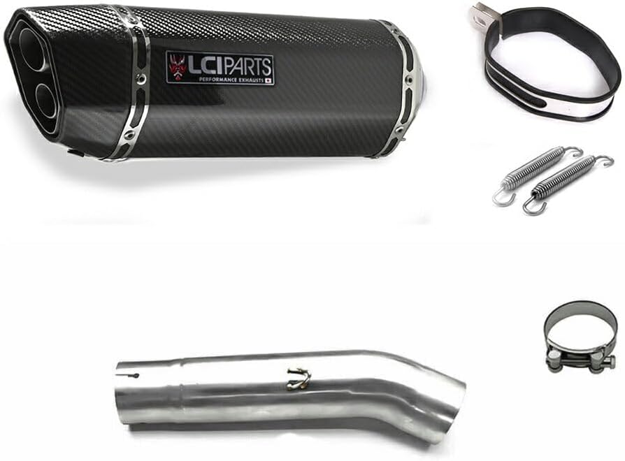 CB400SF CB400SB 2007-2022 NC42 LCIPARTS ツインエンド カーボン スリップオンマフラー