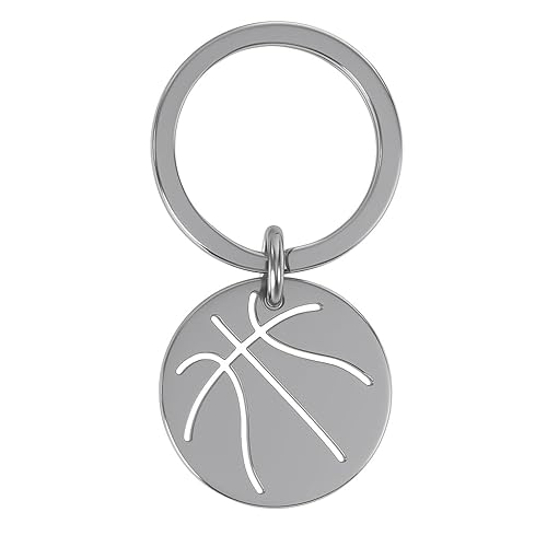 Basketball Keychain Fun Sports Accessory for Fans & Players, mens