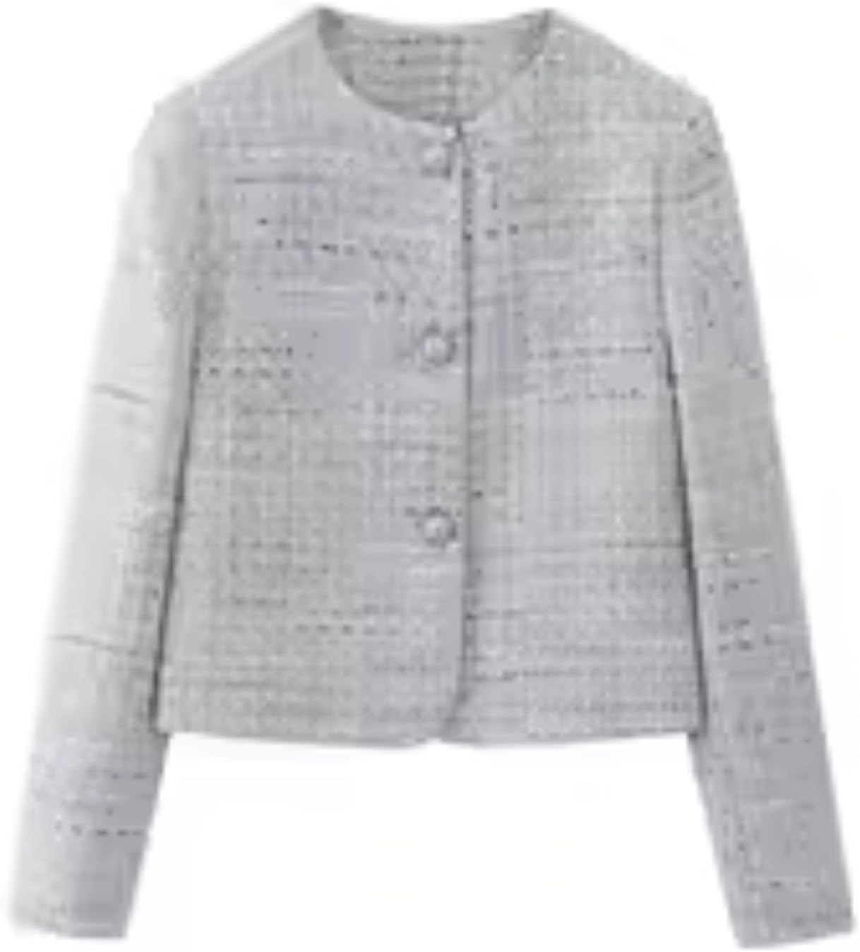 Women 2 Piece Set Long Sleeve O-Neck Jacket Coat+Skirt