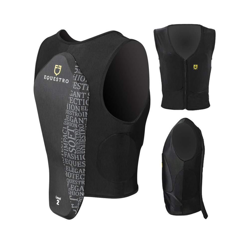 Paraschiena Bambino Unisex 10 Anni, Nero