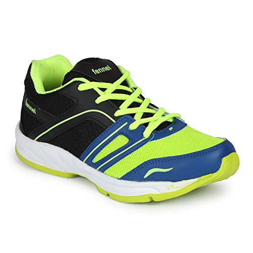Buy Fennel Black & Green Running Shoes at Amazon.in