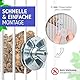 Vogelgaleria® Leckere Korksitzstange Wellensittich Nymphensittich 20cm| Kork Sitzstange mit Korkrinde zum Sitzen und Knabbern | Vogelsitzstange und Vogel Stange für Krallenpflege | Korksitzbrett