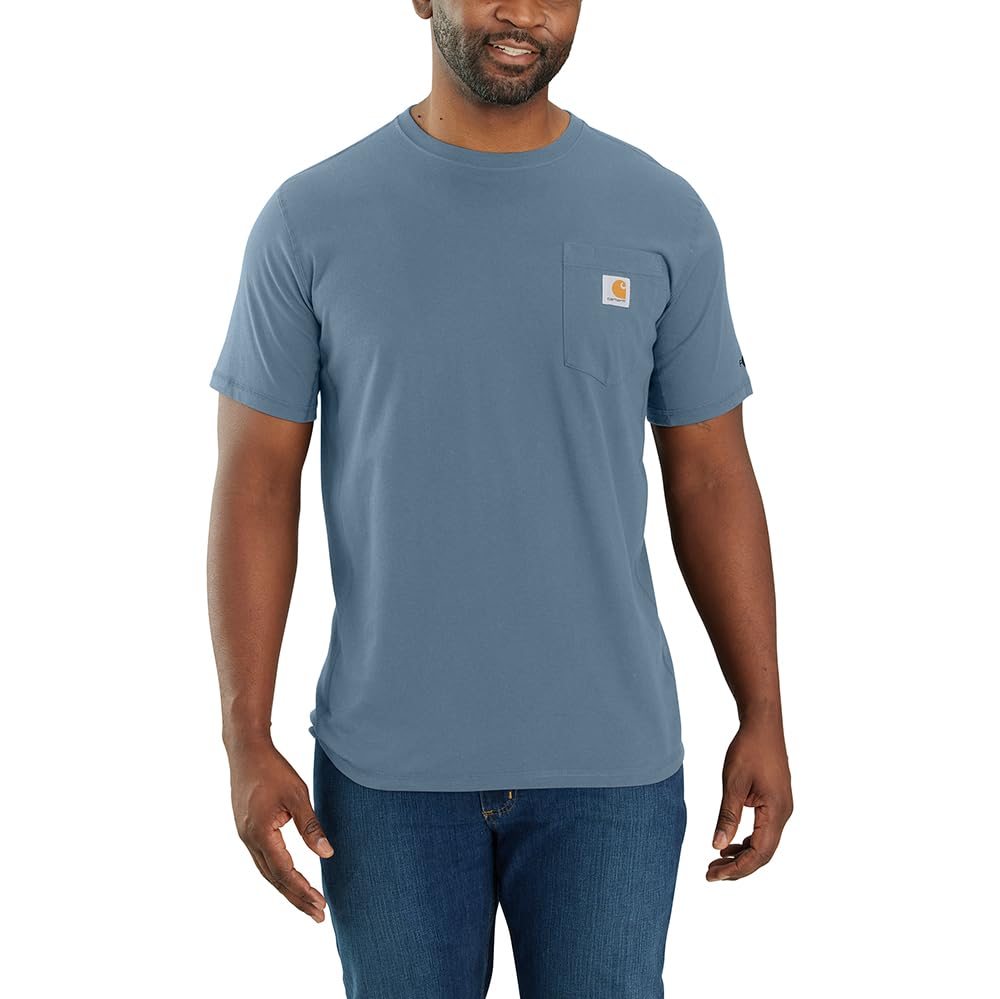Carhartt Mens Loose Fit Heavyweight Short-Sleeve Pocket T-Shirt (Also Available in Big & Tall) CloseoutWork Utility T-Shirt — view 59