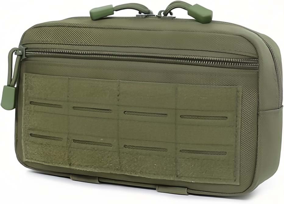 Bolsas táticas compactas Molle – Bolsa de administração utilitária resistente à água, bolsa tática de perna para colete, mochila, cinto, coletes táticos (verde)