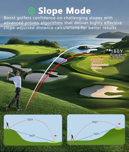 Golf Rangefinder with Slope Switch