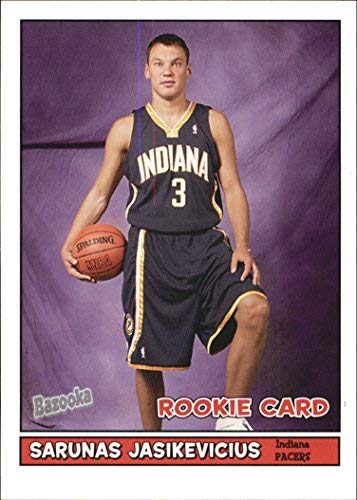Amazon.com: 2005-06 Bazooka #186 Sarunas Jasikevicius RC NBA
