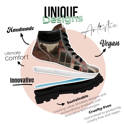 Ankle Boots for Women - Vegan Leather and Handmade Women Booties and Ankle Boots,3