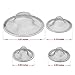Maxware 4PCS Heavy Duty Stainless Steel Sink Strainer,Sink Basket Set, Fits Most Kitchen Sinks 4.5'', Bathroom Sinks 2.75'',Shower Drains