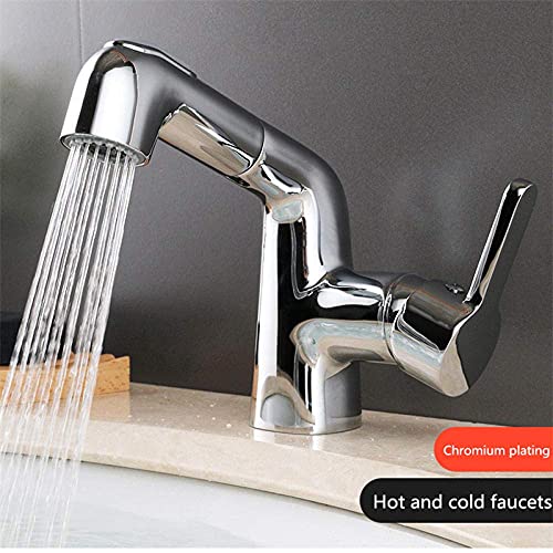 Double buse de pulvérisation robinets de lavabo au design épuré blanc - 3