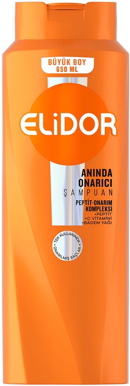 Elidor Saç Bakım Şampuanı, Anında Onarıcı, 650 ml