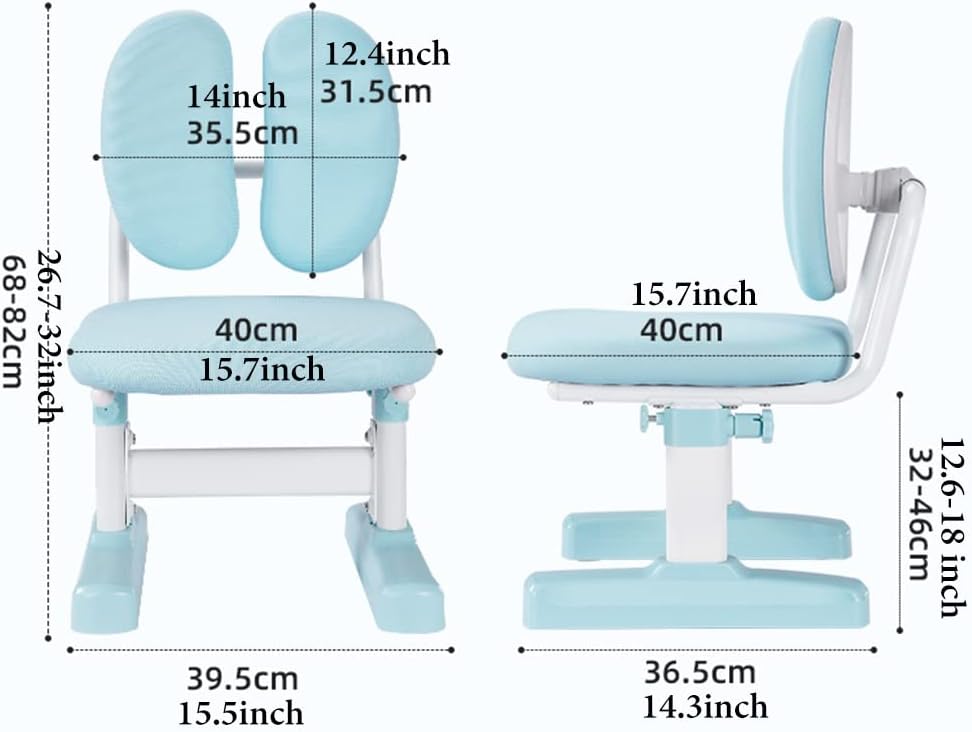 GIZNXBA Kids Desk Chair Height Adjustable Children Study Chair Max Load 220LBS Indoor Outdoor Kids Task Chair with Adjustable Backrest for Children Age 3-18 School Home (Color : /Pink)