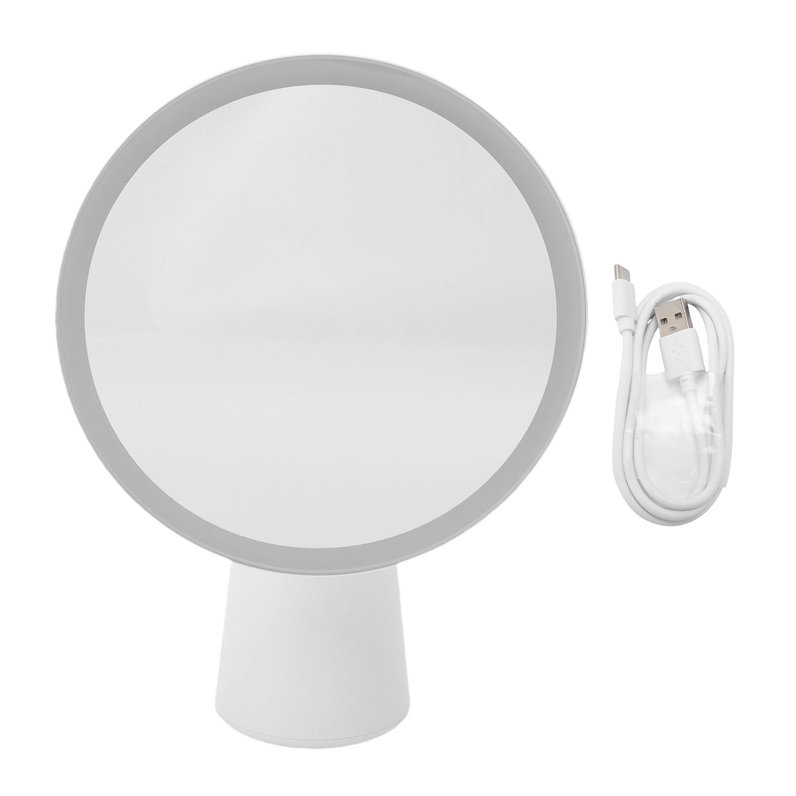 Sunscreen -Testspiegel, 7,6 -Zoll UV Erkennungs Make up Spiegel mit LED Licht für Reisen und Heimgebrauch
