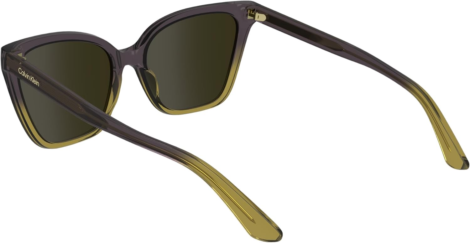 Calvin Klein Women's Sunglasses CK24507S - Violet/Beige with Solid Brown Lens