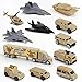 Special Forces Military Vehicles Scaled Army Toy Playset - Stealth Bomber, Tank, Helicopter, Jets and More