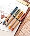 Jinhao 58 Wooden Fountain Pen - Fine Nib with Refillable Ink Converter, Smooth Writing for Calligraphy & Everyday Use (Morandi Blue)