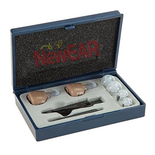 Hearing Amplifiers Set with New Digital Technology - Almost Invisible Design - Personal Pair Sound Amplifier with Adjustable Volume Tone Control by MEDca (Single)