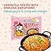Buldak Ramen Noodles - 5 Pack - Carbonara Flavor - Spicy Ramen Noodles Samyang Buldak Ramen Korean Spicy Hot Chicken Stir-Fried Noodles Bundle with 5 ALL.FOR.YOU. Branded Chopsticks, 1
