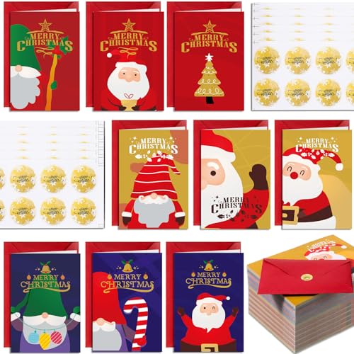 Cartes de Noël vierges lot de 180 pour accompagner tous vos cadeaux de fin d'année