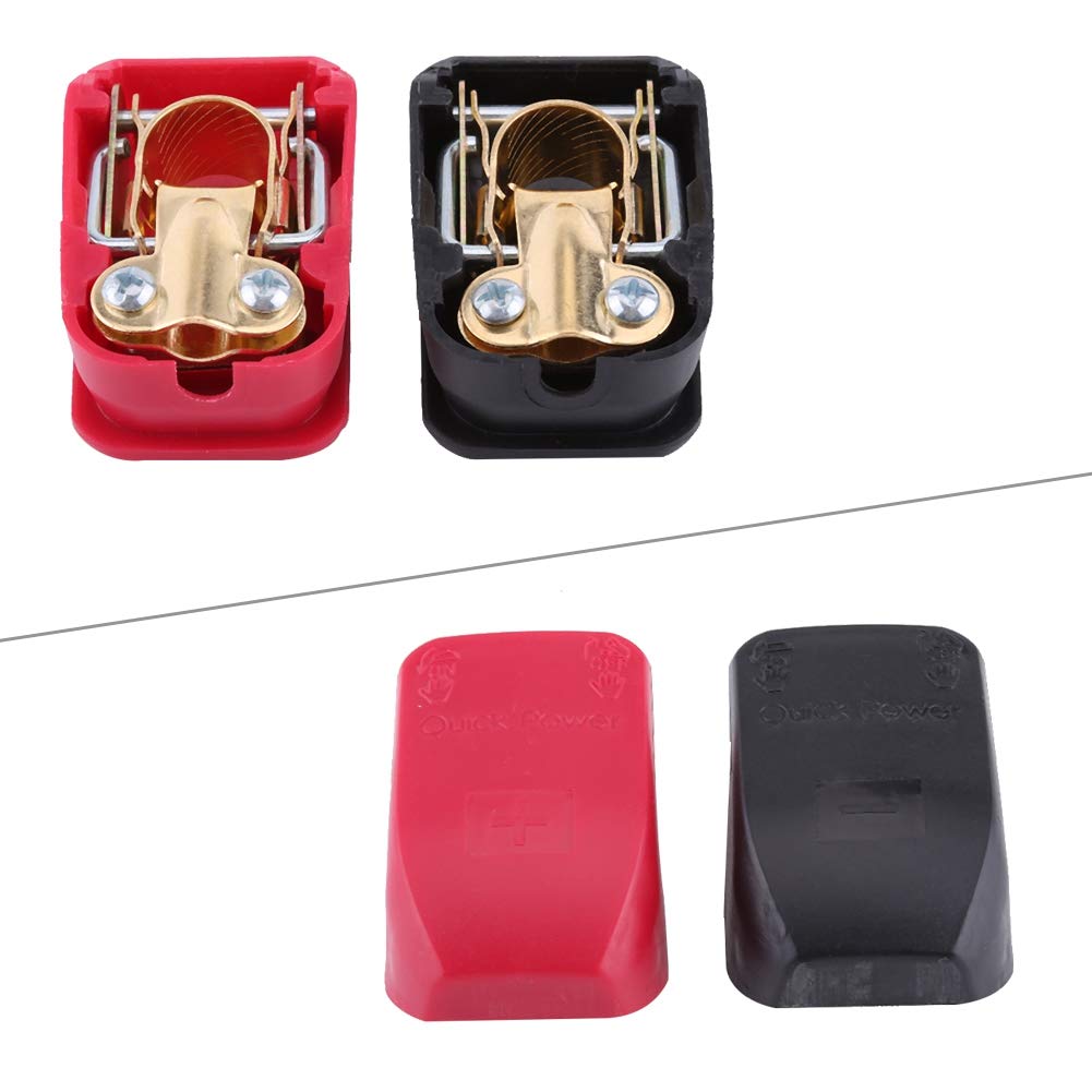 Buy Quick Release Battery Terminals Clamp, Qiilu 1 Pair 12V Quick Release Battery Terminals