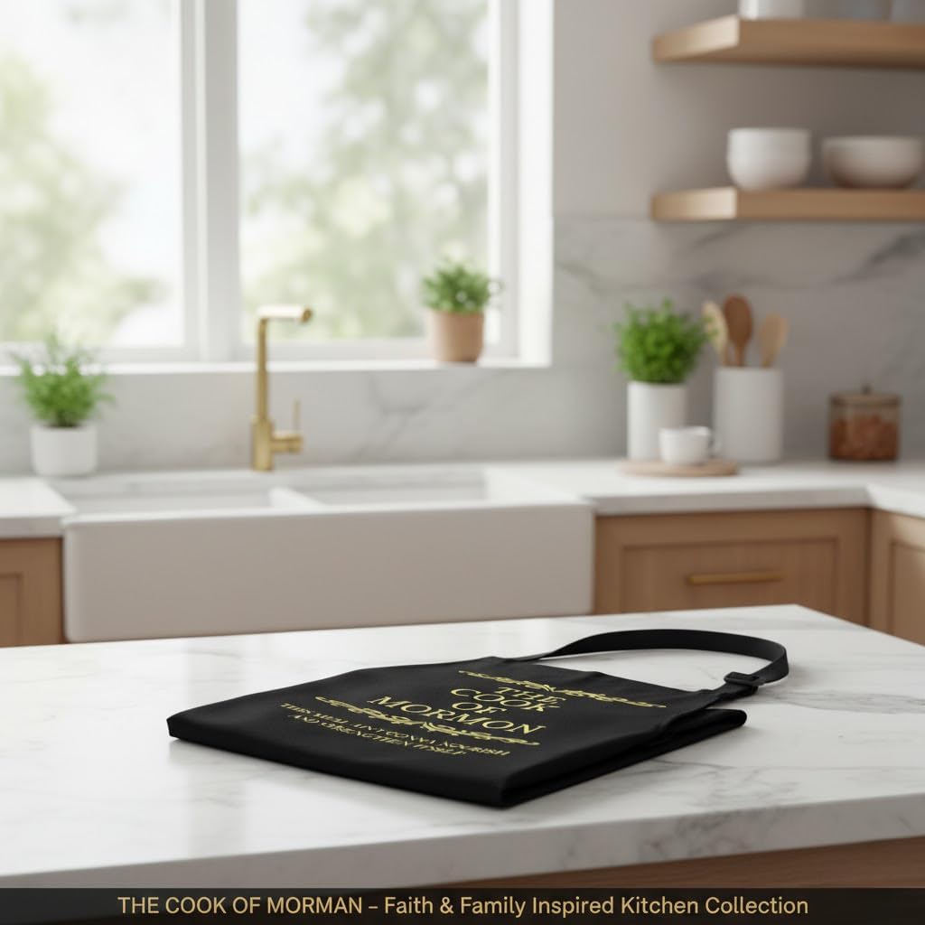 Cook of Mormon LDS Apron for Missionary Gifts, BBQ and FHE image 2