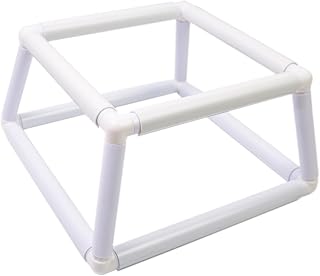 Bastidor de bordado cuadrado: marco de clip resistente para manualidades, acolchado y pintura de tela, marco de bordado seguro para costura, manualidades y proyectos de costura creativos