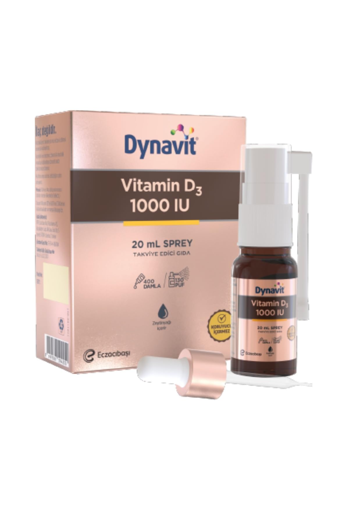 Dynavit Vitamin D3 1000 IU (25mcg) 20 mL Sprey