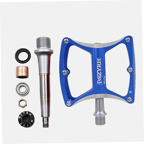 Miniatura 6 de CLISPEED 1 par de accesorios de ciclismo Pedales de bicicleta de reemplazo de pedales de bicicleta Pedales planos de bicicleta de carretera Pedal de