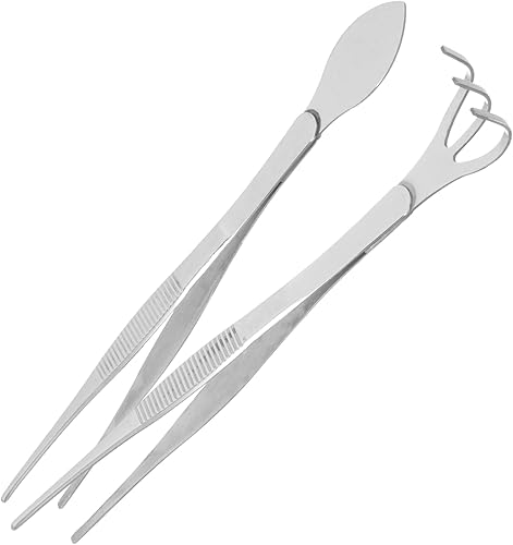 Happyyami 1 juego de pinzas para bonsái, pinzas para plantas suculentas, herramientas de árbol bonsái, pinzas para herramientas multipropósito,