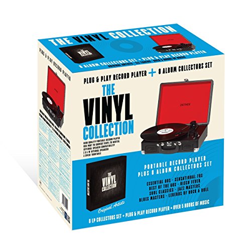 Pack platine vinyle transportable Bellevue 33 tours avec haut-parleurs