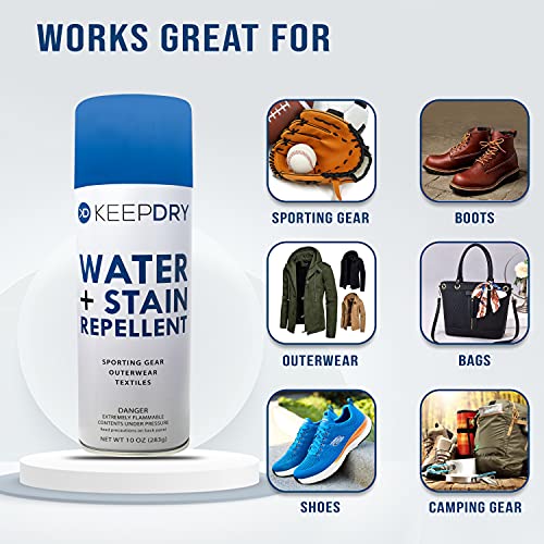 Keepdry Water + Stain Repellent Spray - Shoe, Boot And Apparel Waterproof - 10 Oz #TOP4