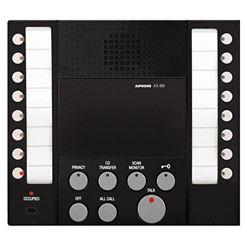 AX-8M Audio Only Intercom Master Station, w/ AX-DVF Flush Video Door Station by Aiphone
