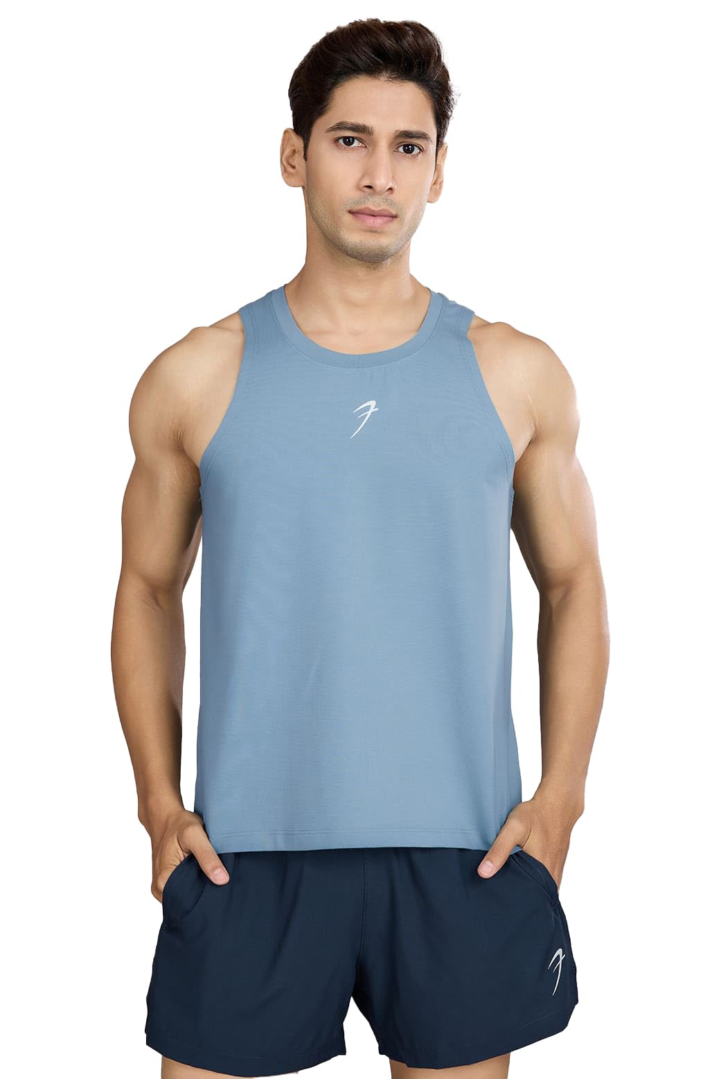 fuaark Running Regular Fit, Sretchable & Lightweight Tank for Men's-picture-35